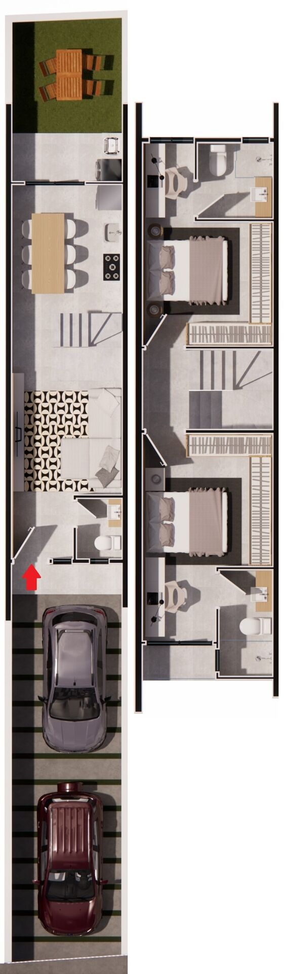 Sobrado, 2 quartos, 75 m² - Foto 6
