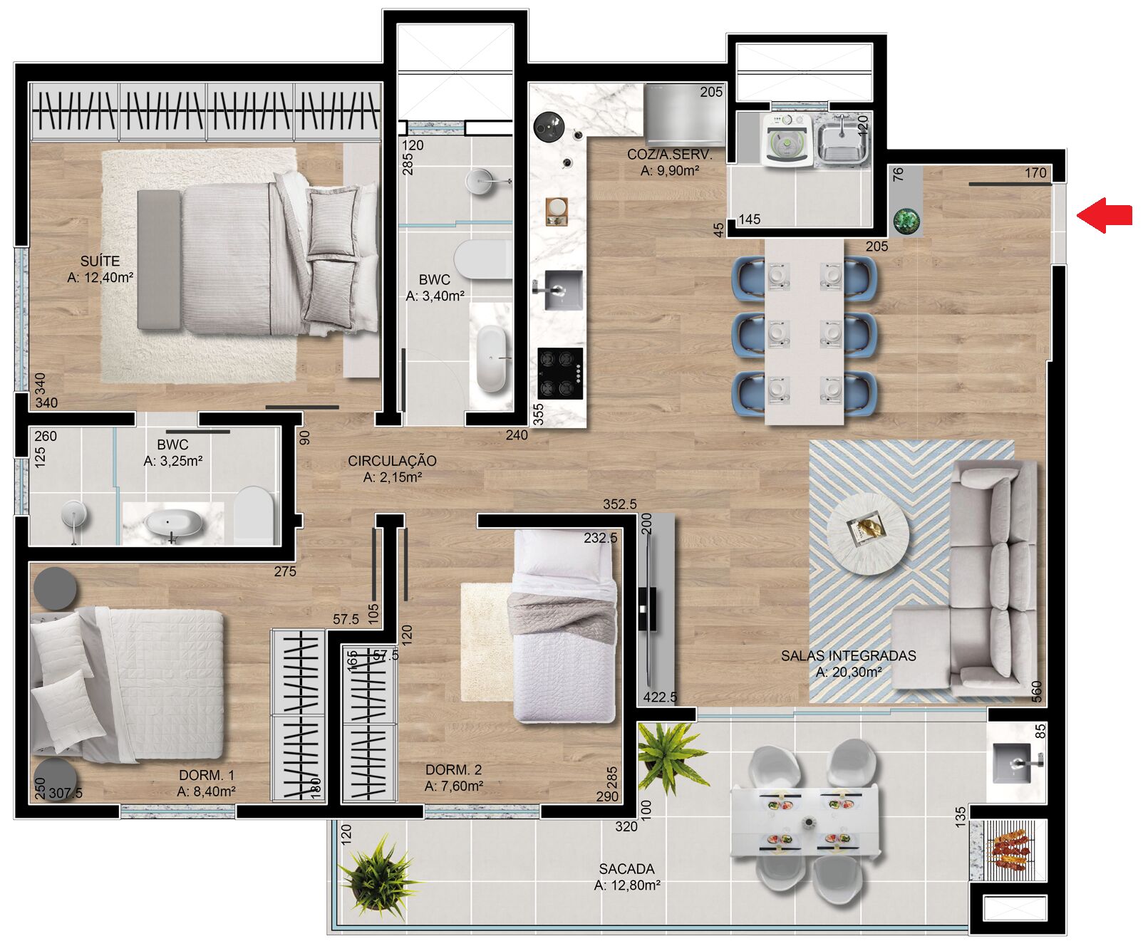 Apartamento à venda com 3 quartos, 90m² - Foto 10