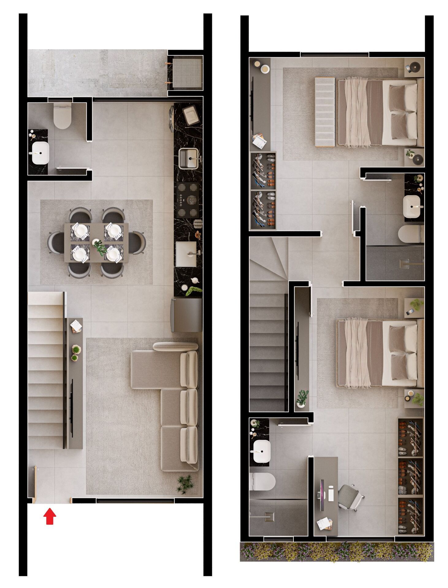 Sobrado, 2 quartos, 71 m² - Foto 8