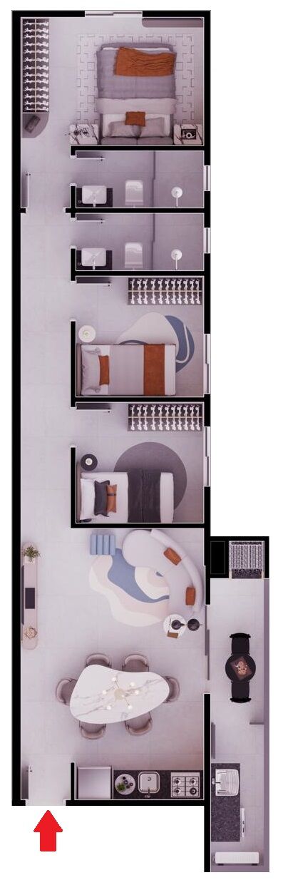 Apartamento, 3 quartos, 72 m² - Foto 7