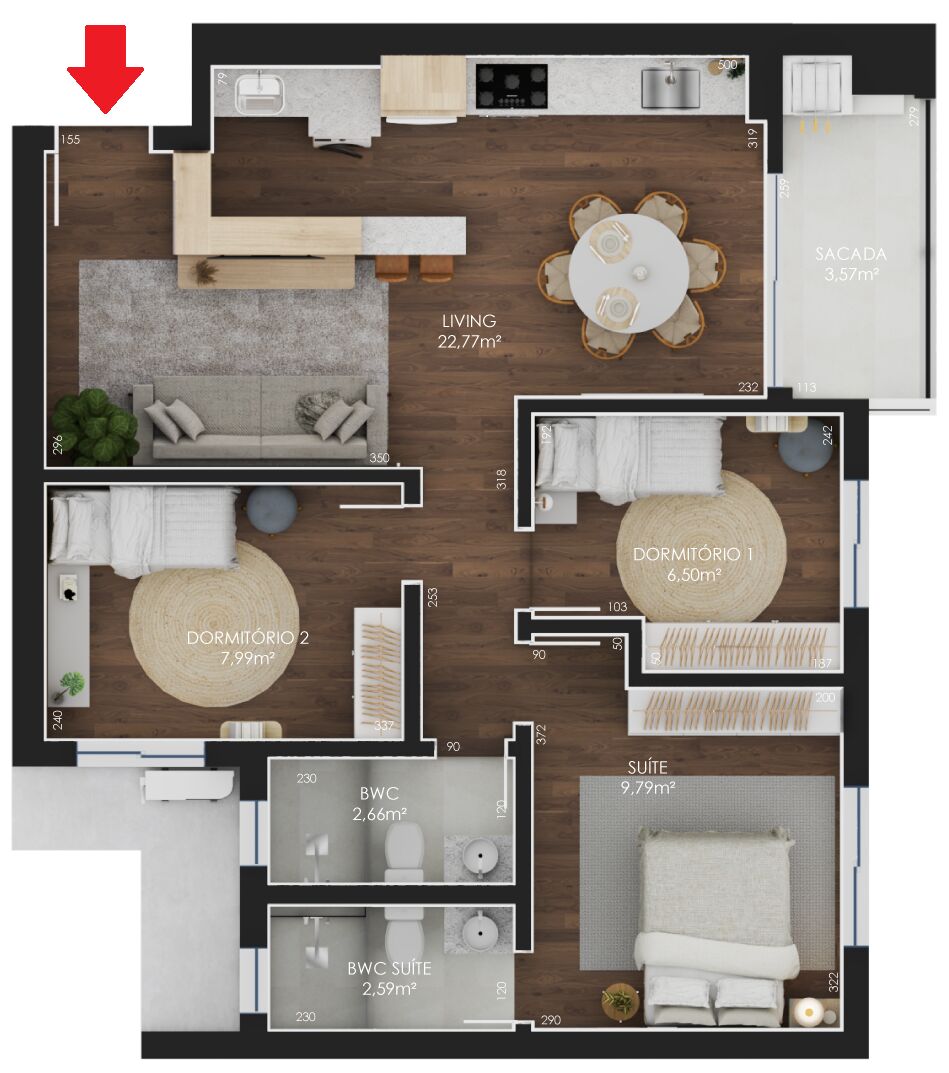 Apartamento à venda com 3 quartos, 73m² - Foto 15