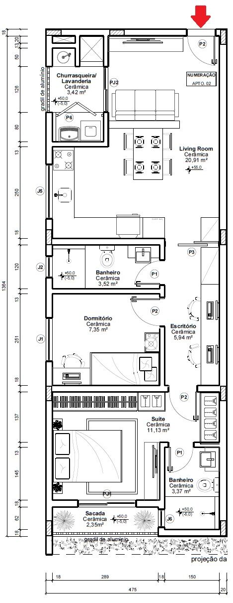 Apartamento à venda com 2 quartos, 66m² - Foto 14