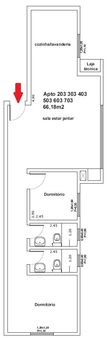 Apartamento, 2 quartos, 66 m² - Foto 16