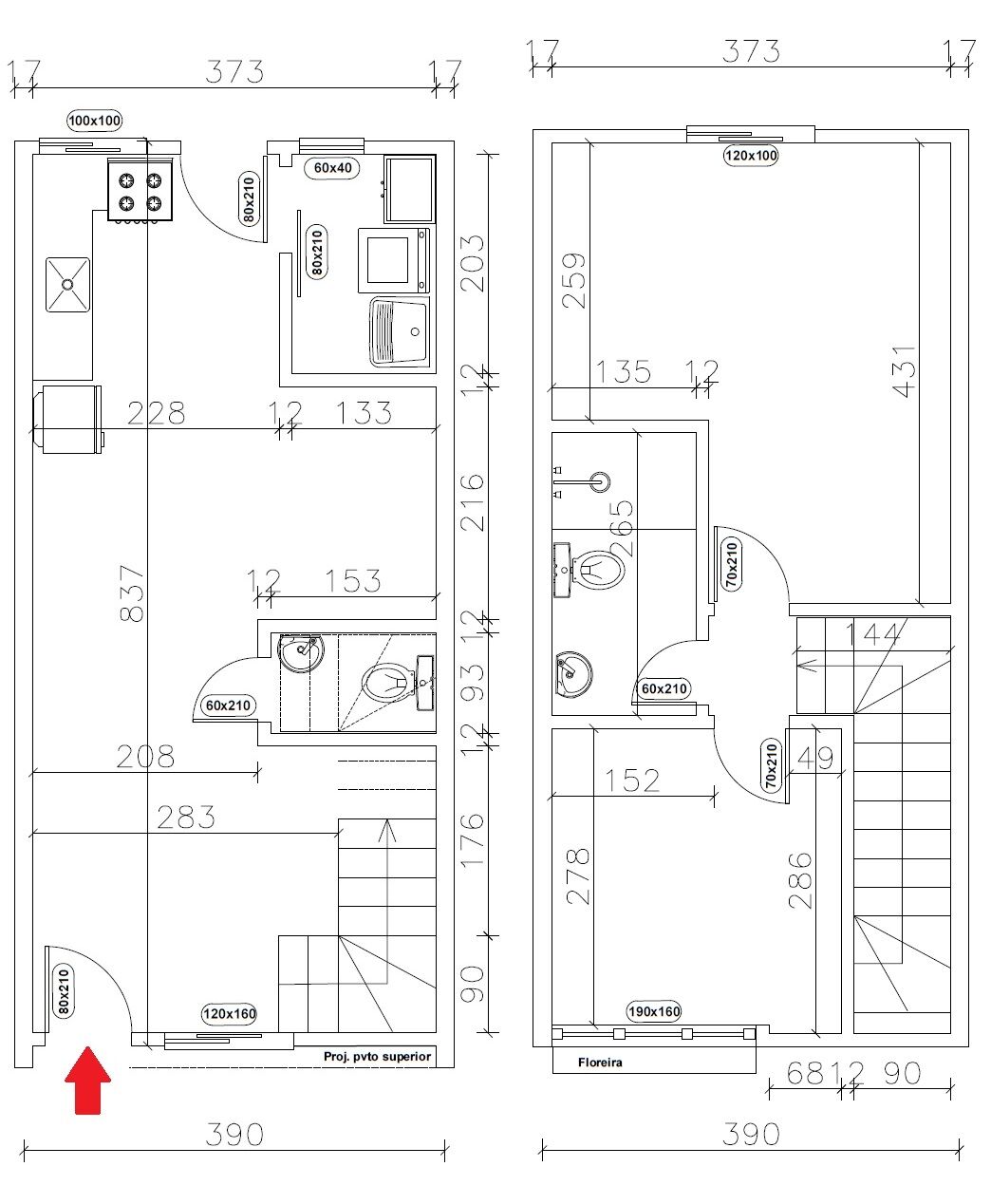 Sobrado, 2 quartos, 67 m² - Foto 8