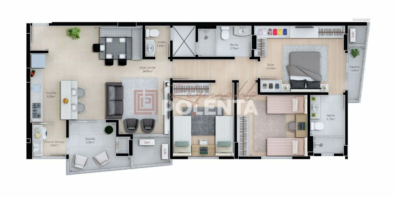 Apartamento à venda com 3 quartos, 109m² - Foto 10
