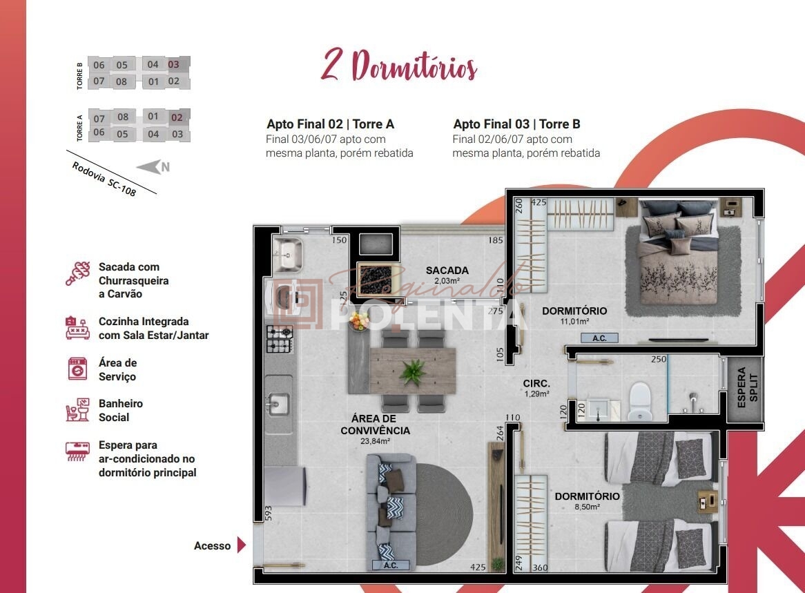 Apartamento, 2 quartos, 61 m² - Foto 14