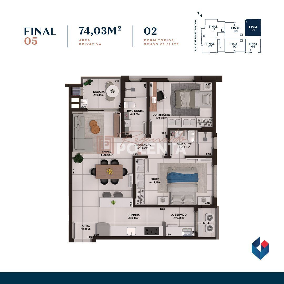 Apartamento, 2 quartos, 75 m² - Foto 16