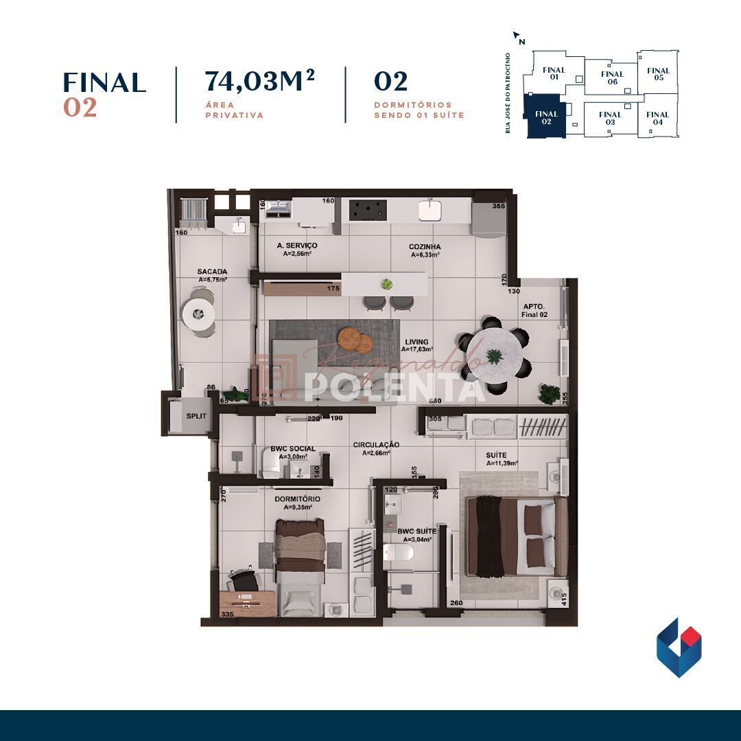 Apartamento, 2 quartos, 75 m² - Foto 15