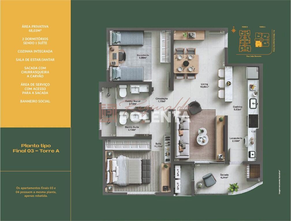 Apartamento, 2 quartos, 66 m² - Foto 18