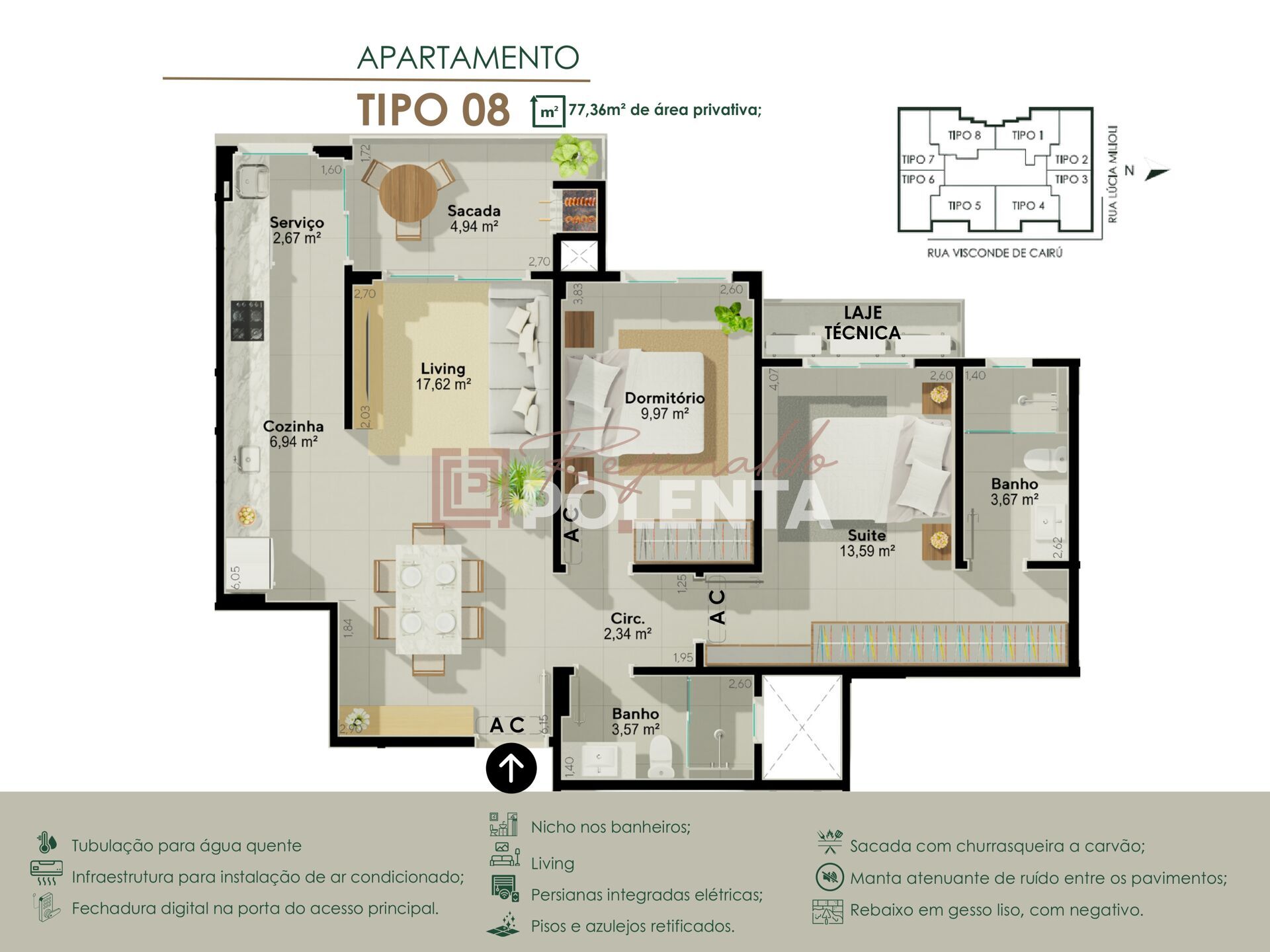 Apartamento, 2 quartos, 74 m² - Foto 9