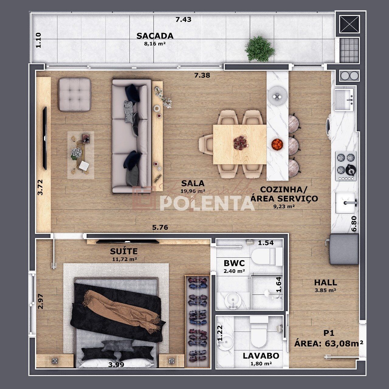 Apartamento à venda com 1 quarto, 28m² - Foto 21
