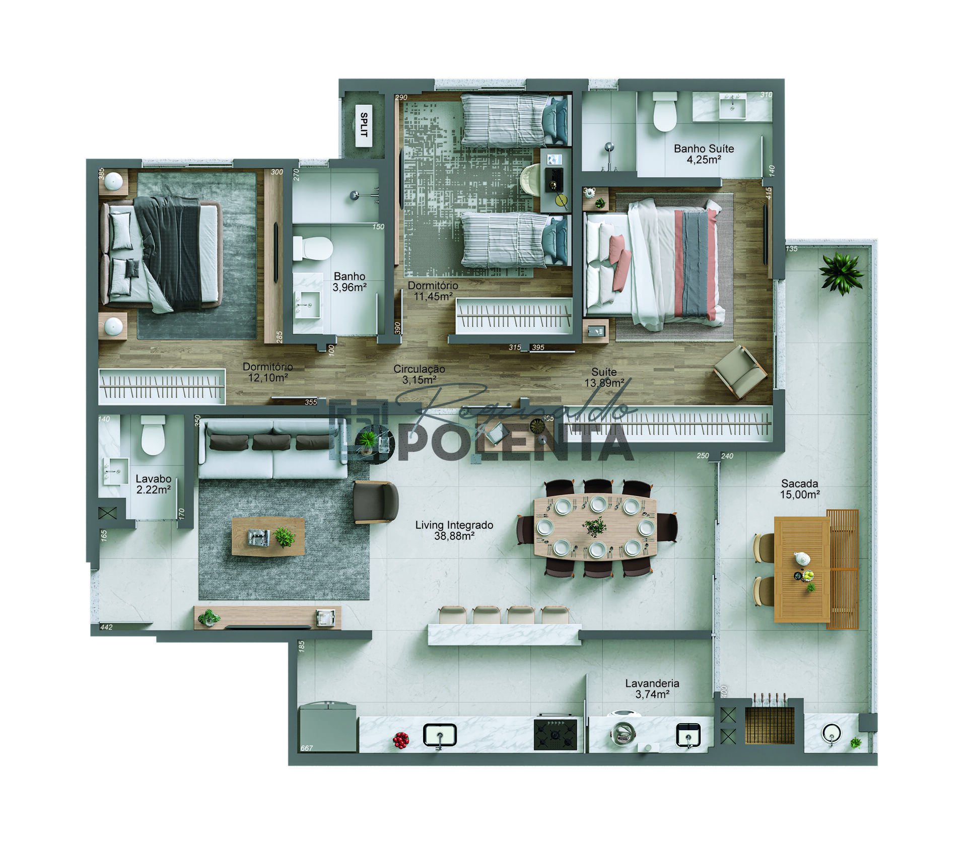 Apartamento, 3 quartos, 126 m² - Foto 11