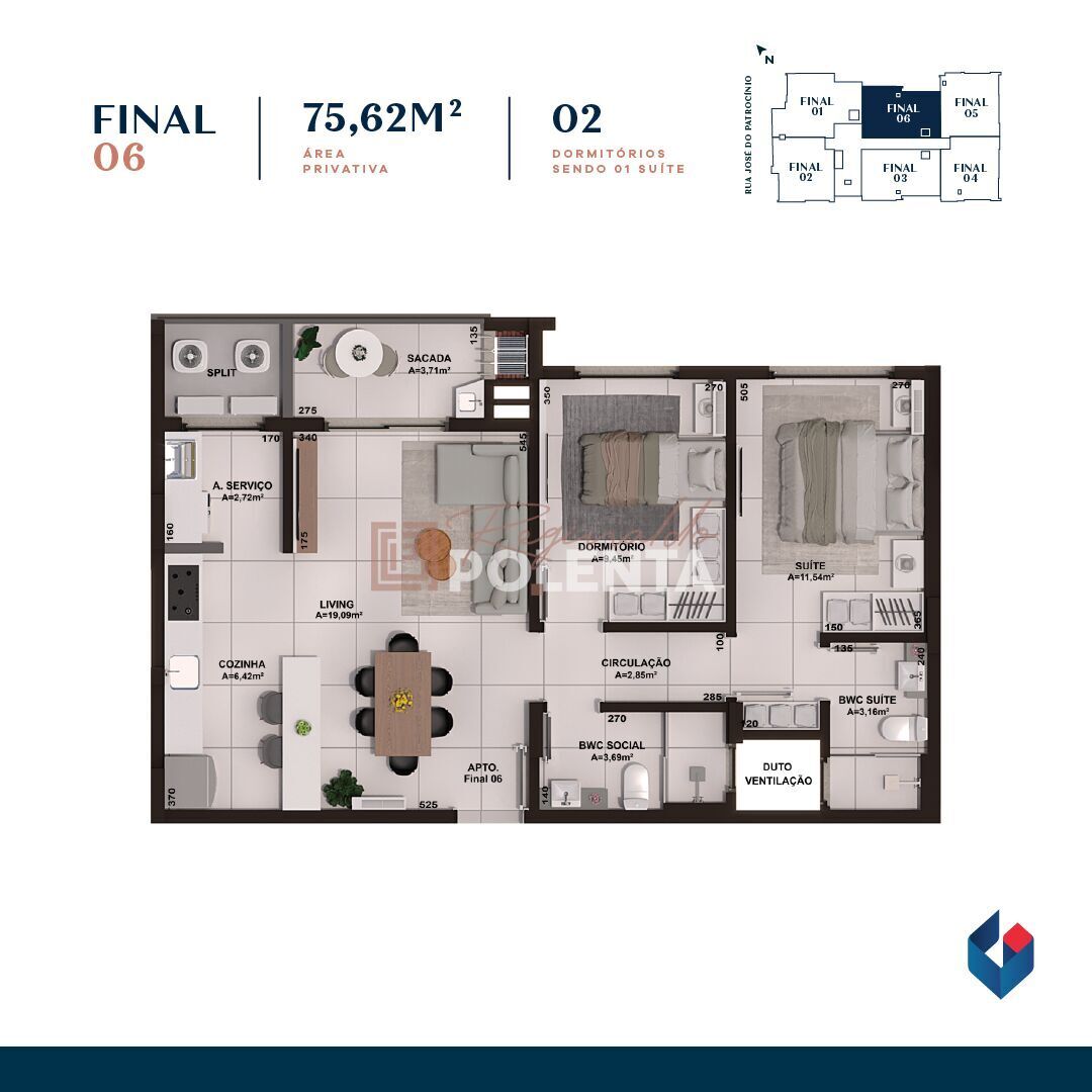 Apartamento, 3 quartos, 90 m² - Foto 20