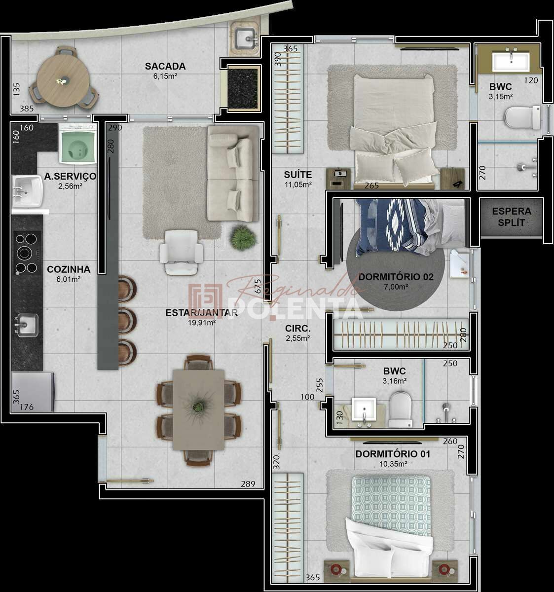 Apartamento à venda com 3 quartos, 97m² - Foto 7