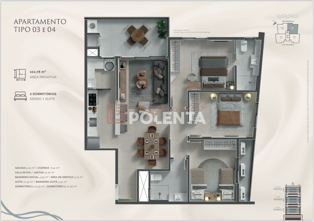 Apartamento, 3 quartos - Foto 13