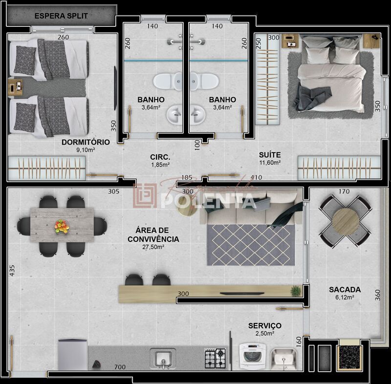 Apartamento à venda com 2 quartos, 76m² - Foto 8