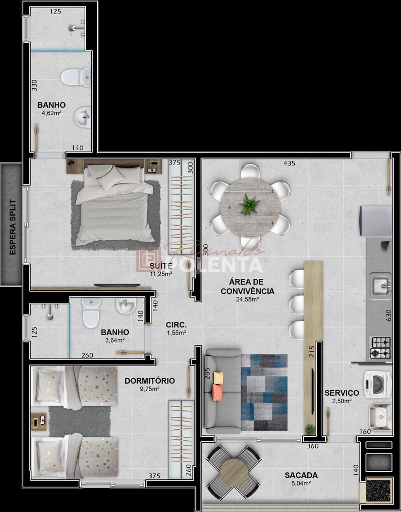 Apartamento à venda com 2 quartos, 76m² - Foto 9