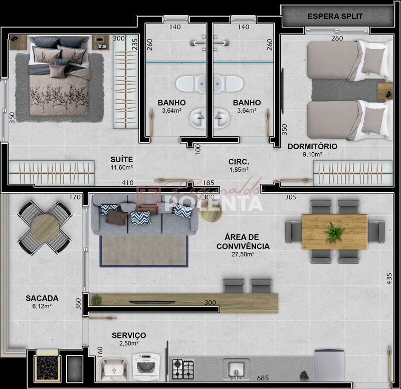 Apartamento à venda com 2 quartos, 76m² - Foto 7