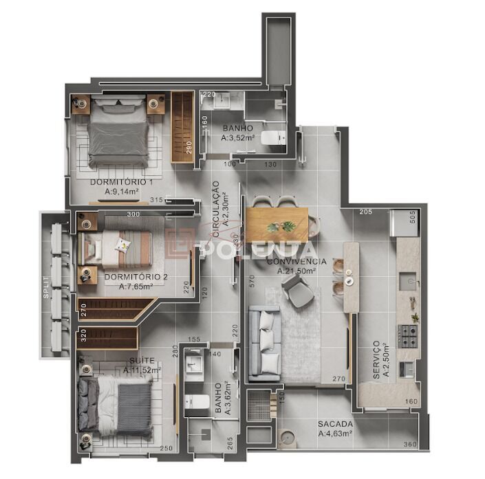 Apartamento, 3 quartos, 81 m² - Foto 16