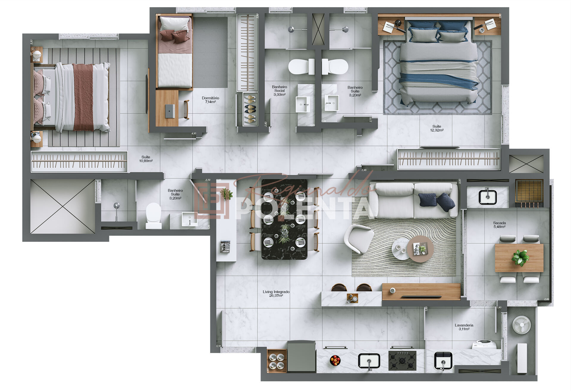 Apartamento à venda com 3 quartos, 94m² - Foto 18