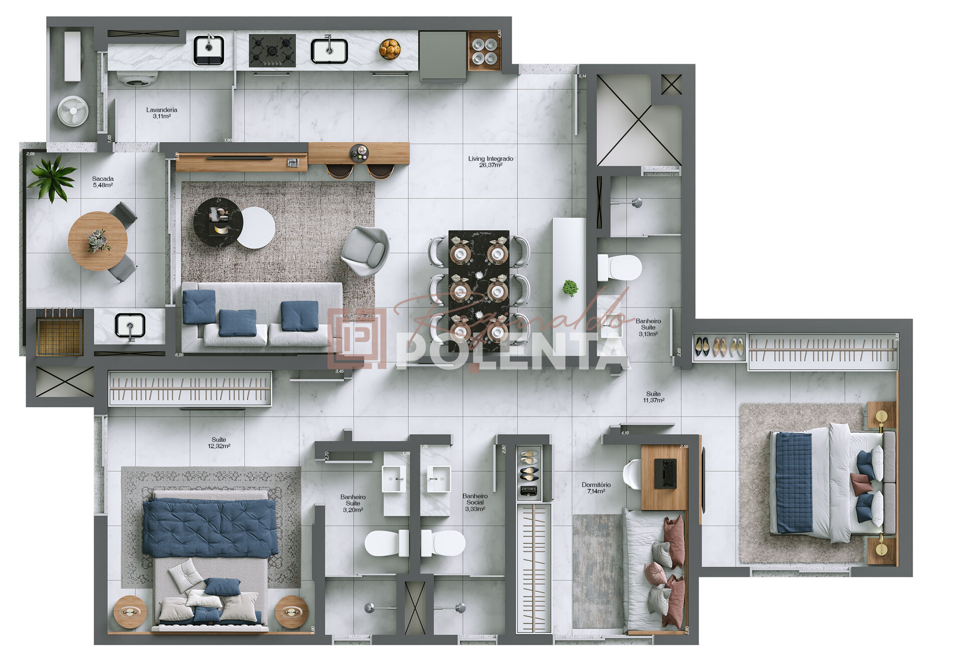 Apartamento à venda com 3 quartos, 94m² - Foto 17
