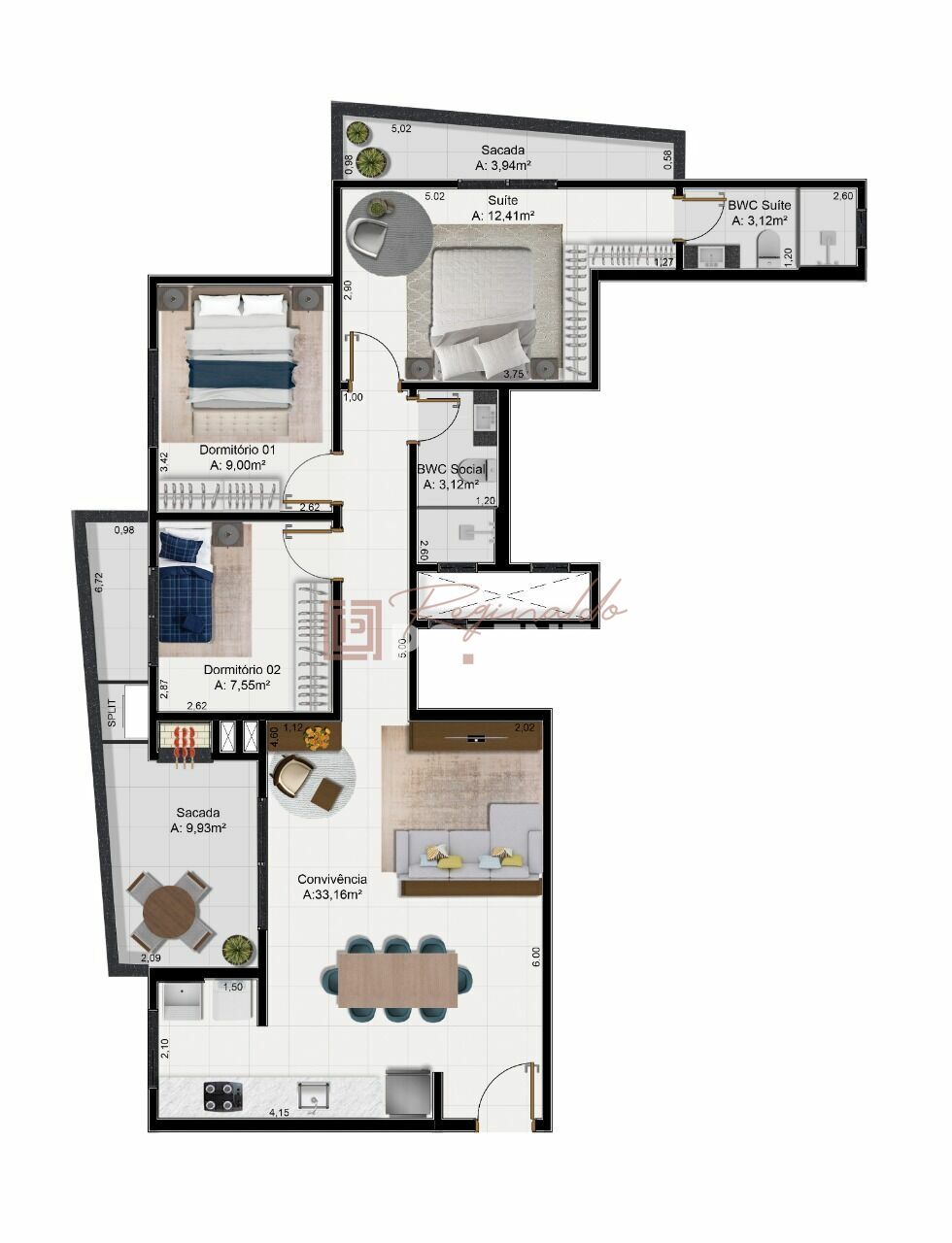 Apartamento, 3 quartos, 95 m² - Foto 10