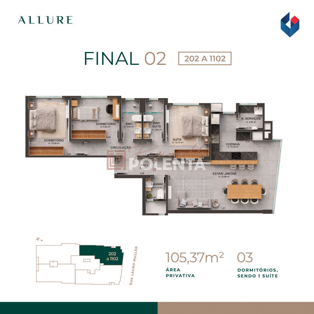 Apartamento, 3 quartos, 105 m² - Foto 14