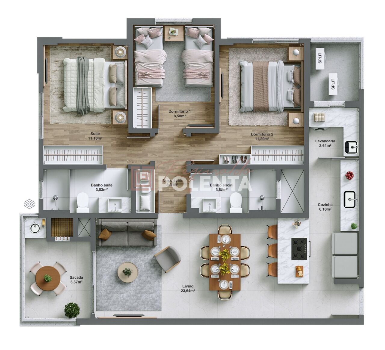 Apartamento à venda com 3 quartos, 98m² - Foto 16