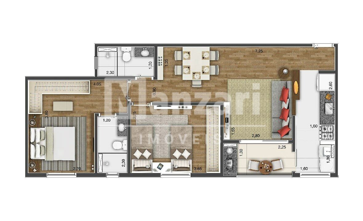 Apartamento à venda com 2 quartos, 65m² - Foto 20