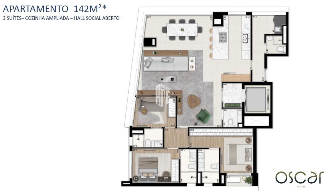 Apartamento à venda com 4 quartos, 185m² - Foto 43