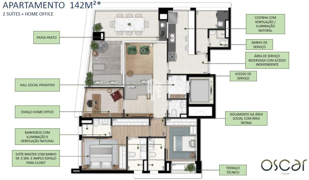 Apartamento à venda com 4 quartos, 185m² - Foto 41