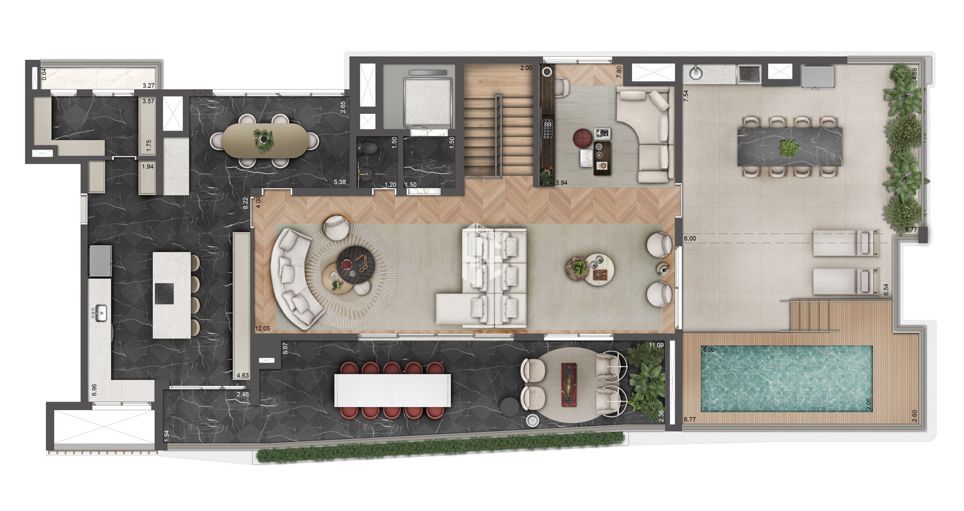 Apartamento, 4 quartos, 264 m² - Foto 85