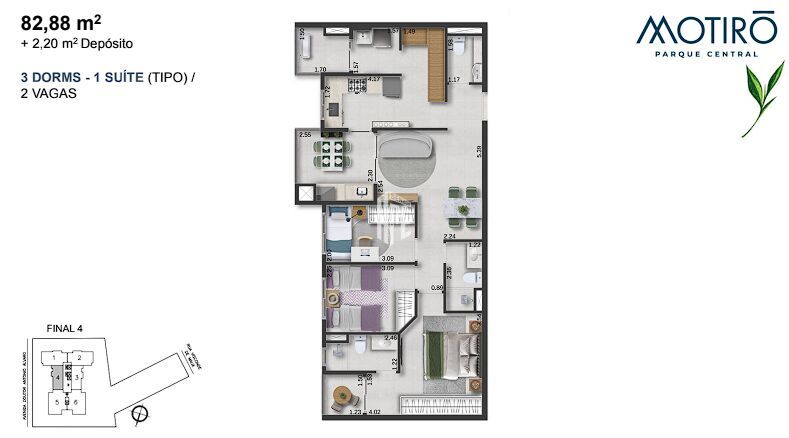 Apartamento à venda com 3 quartos, 85m² - Foto 76