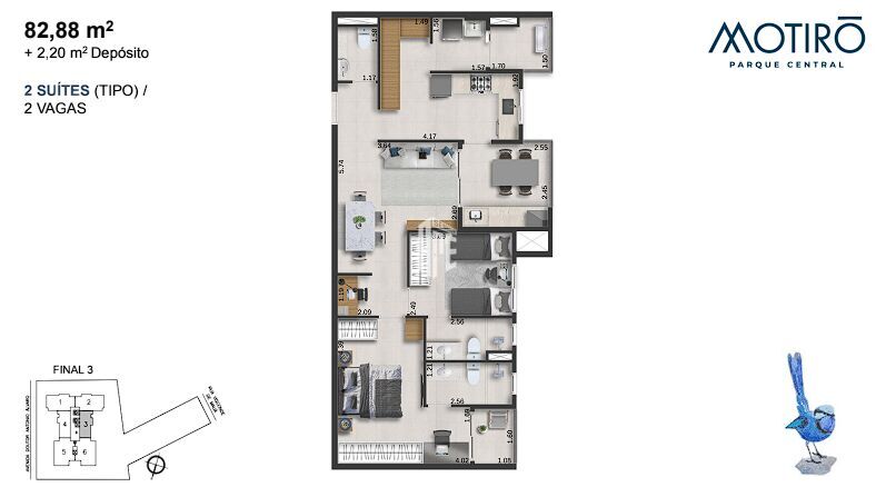 Apartamento à venda com 3 quartos, 85m² - Foto 74