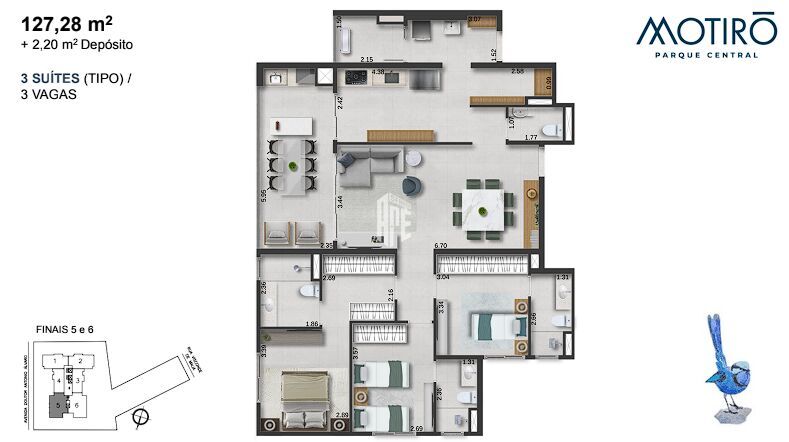 Apartamento à venda com 3 quartos, 85m² - Foto 79