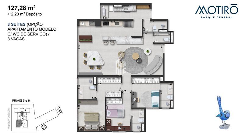 Apartamento à venda com 3 quartos, 85m² - Foto 82