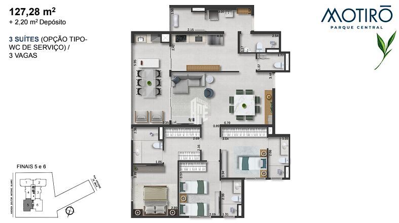 Apartamento à venda com 3 quartos, 85m² - Foto 80