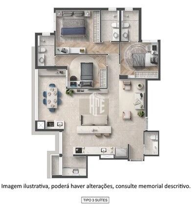 Apartamento, 3 quartos, 110 m² - Foto 54