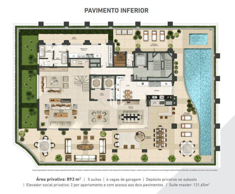 Apartamento, 5 quartos, 893 m² - Foto 42