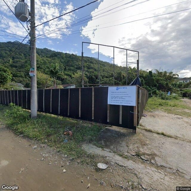 Imagem estática do "Street View" da localização