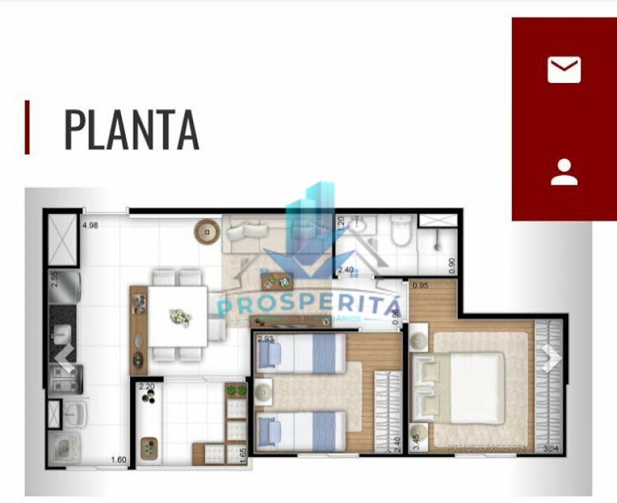 Apartamento à venda com 2 quartos, 90m² - Foto 24