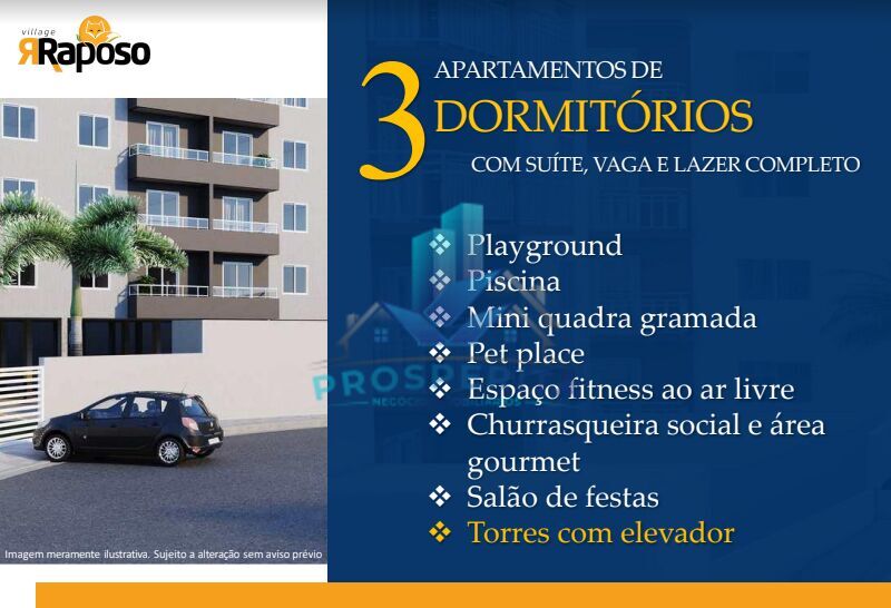 Apartamento à venda com 3 quartos, 56m² - Foto 3