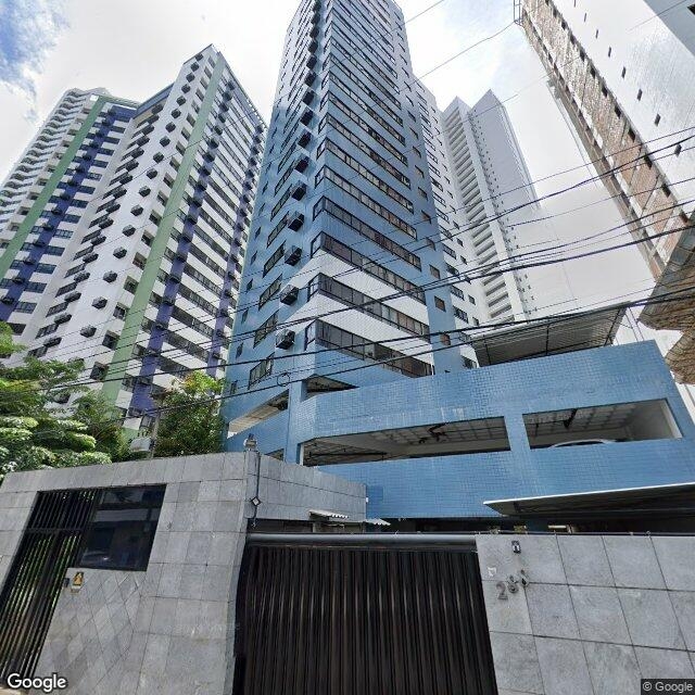 Imagem estática do "Street View" da localização