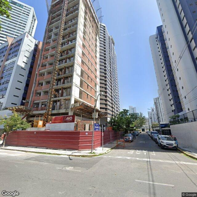 Imagem estática do "Street View" da localização