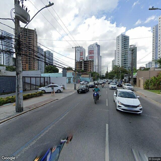 Imagem estática do "Street View" da localização