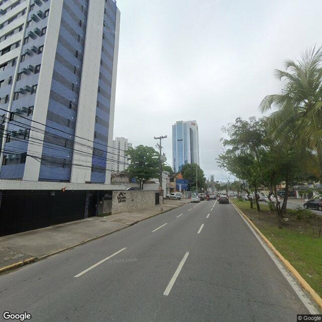 Imagem estática do "Street View" da localização