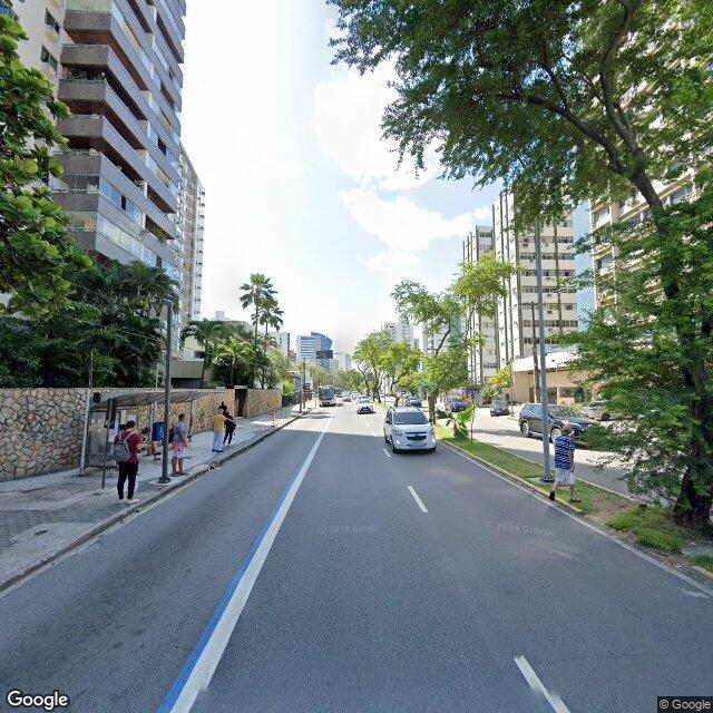 Imagem estática do "Street View" da localização