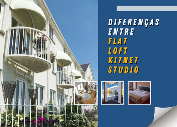 Conheça as diferenças entre flat, loft, kitnet e studio!