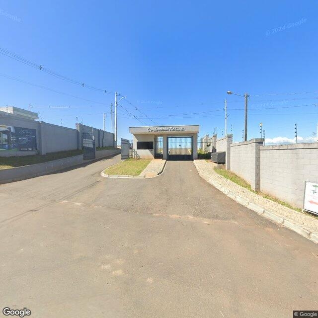 Imagem estática do "Street View" da localização