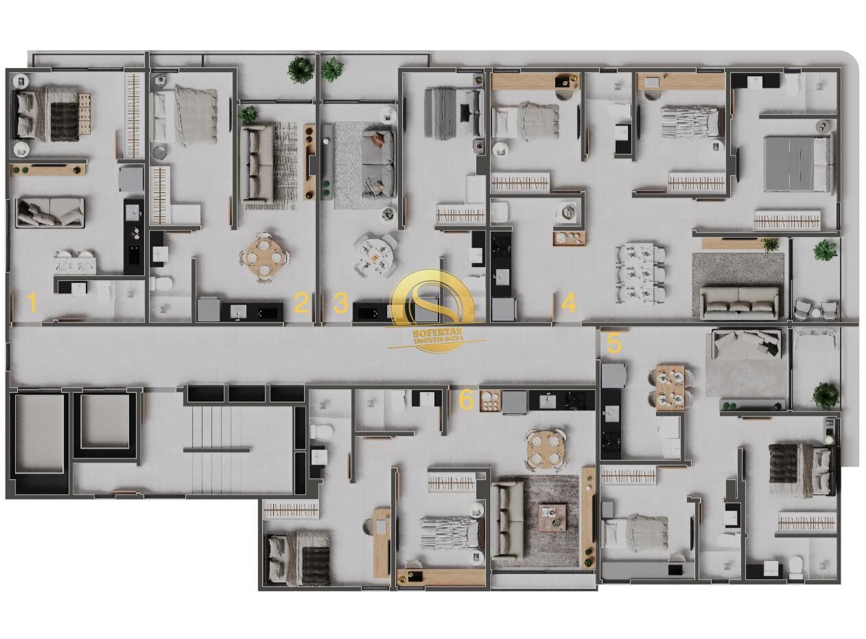 Apartamento, 1 quarto, 53 m² - Foto 7